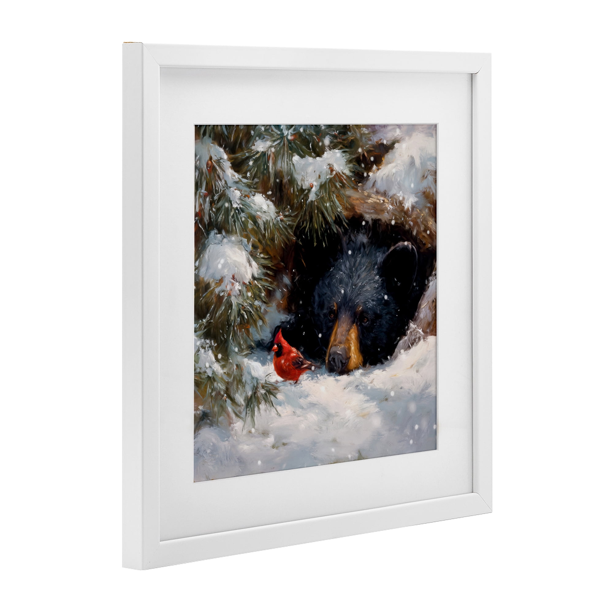 Stupell Industries Warm Watch From The Den White Framed Print Under Glass, design by Tina LeCour