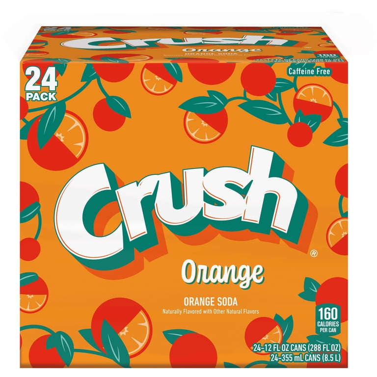Orange Crush Caffeine Free Orange Soda, 12 fl oz, 24 Pack photo 6