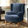 Home Trends Elegance Wing Chair Stretchable Slipcover
