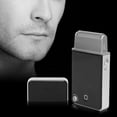 thumbnail image 2 of Greensen Ultra Thin Rechargeable Electric Razor, Men's Mini Beard Trimmer Shaver with USB Charger (Black), 2 of 10