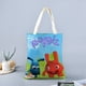 thumbnail image 2 of Popiz Baby TV Bolso de tela con estampado de lienzo para mujer, bolsa de compras reutilizable y estética, con cremallera interior, regalo para mujer, 35 × 40 cm., 2 of 6