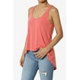 thumbnail image 3 of Women's Tank Tops Scoop Neck Loose Fit Summer Casual Round Hem Sleeveless Tee, 3 of 7