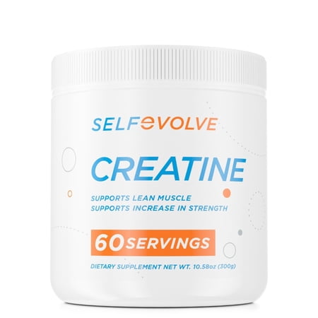 Creatine Monohydrate- 300g - 60 Servings By selfevolve