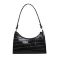thumbnail image 1 of Bolso de Hombro para Mujer Likrtyny de Piel de Cocodrilo a la Moda Negro 5 uds., 1 of 9