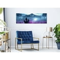 thumbnail image 2 of Tiptophomedecor Stretched Canvas Wall Art  - Magic Venice Narrow Blue - Stretched & Framed Ready To Hang Art, 2 of 3