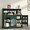 Green, variant on ARTPOWER 48” Kitchen Pantry with Glass Doors, Wood Coffee Bar Cabinet with Drawer, Green Microwave Cabinet with Hutch, Farmhosue Buffet Sideboard for Living Room, Dining Room