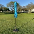 thumbnail image 3 of 6.5ft Square Market Umbrella With Stand/Base-Aqua Color, 3 of 6
