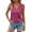 Hot Pink #044, variant on Tank Tops for Women Summer V Neck T Shirts Trendy Sleeveless Basic Tees, Camel 2XL