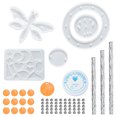 thumbnail image 2 of Windchime Resin Mold Silicone Epoxy Tools House Silicone Wind Decoration Casting Reusable Mould Kit for Beginners Craft Holiday Window DIY Type 3, 2 of 9