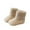 Beige, variant on Girls Floor Boots Warm Indoor Slippers Warm Bootie Sock Home Ankle High Boots Noiseless Flat Non-Slip Shoes Beige 26