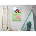 thumbnail image 2 of Awkward Styles Farm Canvas Decor Farm Animals Framed Art Kids Room Wall Art Cute Animals Farm Canvas Art Ready to Hang Picture Sunny Household Newborn Baby Room Wall Decor Farm Wallpapers Made in USA, 2 of 6