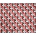 thumbnail image 4 of oneOone Polyester Lycra Rouge Tissu Triangle Géométrique Robe Tissu Tissu Imprimé par la Cour 56 Pouces de Large, 4 of 4