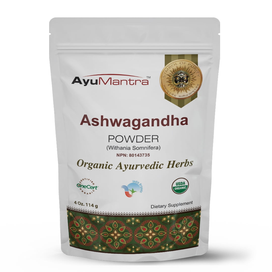 AyuMantra AyuMantra Ashwagandha Powder (Withania Somnifera)-114g, Helps Relieve Stress, Aids Sleep, Supports Memory and Cognitive Health