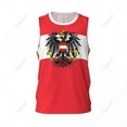 thumbnail image 2 of Austria Flag Men Basketball Sports Jersey Running Fitness Multifunction Sleeveless tshirt Exclusive Custom Name Nunber, 2 of 10