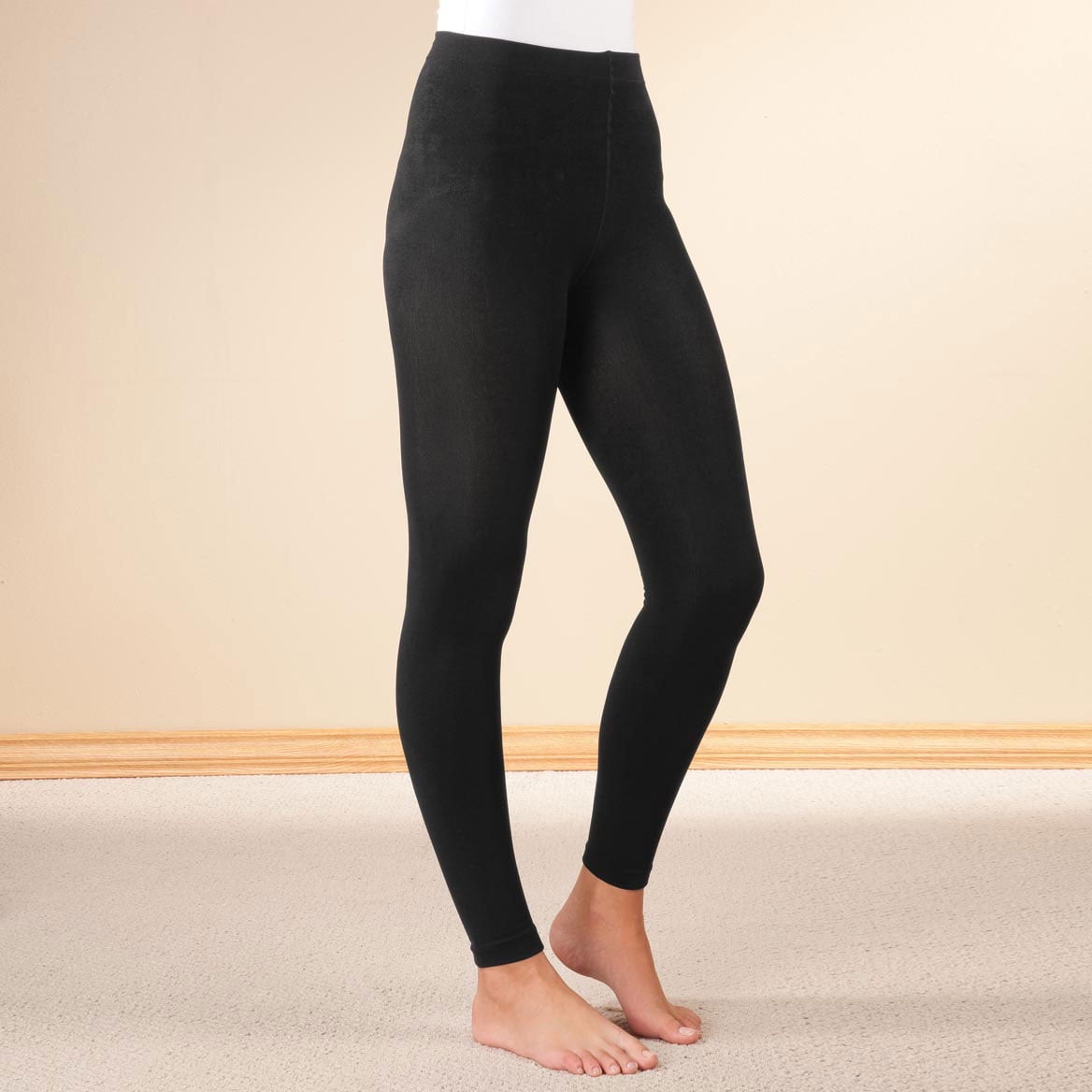 NexiEpoch Fleece Lined Leggings Women - High Waisted Winter Yoga Pants  Tummy Control Soft Thermal Warm for Hiking Workout