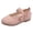 Pink, variant on Toddler Little Girls' Flat Mary Jane Shoes Bowknot Glitter Princess Dress Shoes Comfortable Wedding School Party Walking Shoes Pink Size 10 Toddler