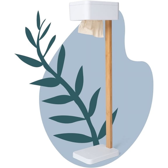 TUSHY Bamboo Stand Flushable Toilet Paper Holder, 6-Pack