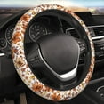 thumbnail image 4 of Cauagu Wildflowers Vintage Print Car Steering Wheel Cover - Universal Car Accessory for Diverse Cars for Steering Wheel with a Diameter of 14.5"-15", 4 of 7