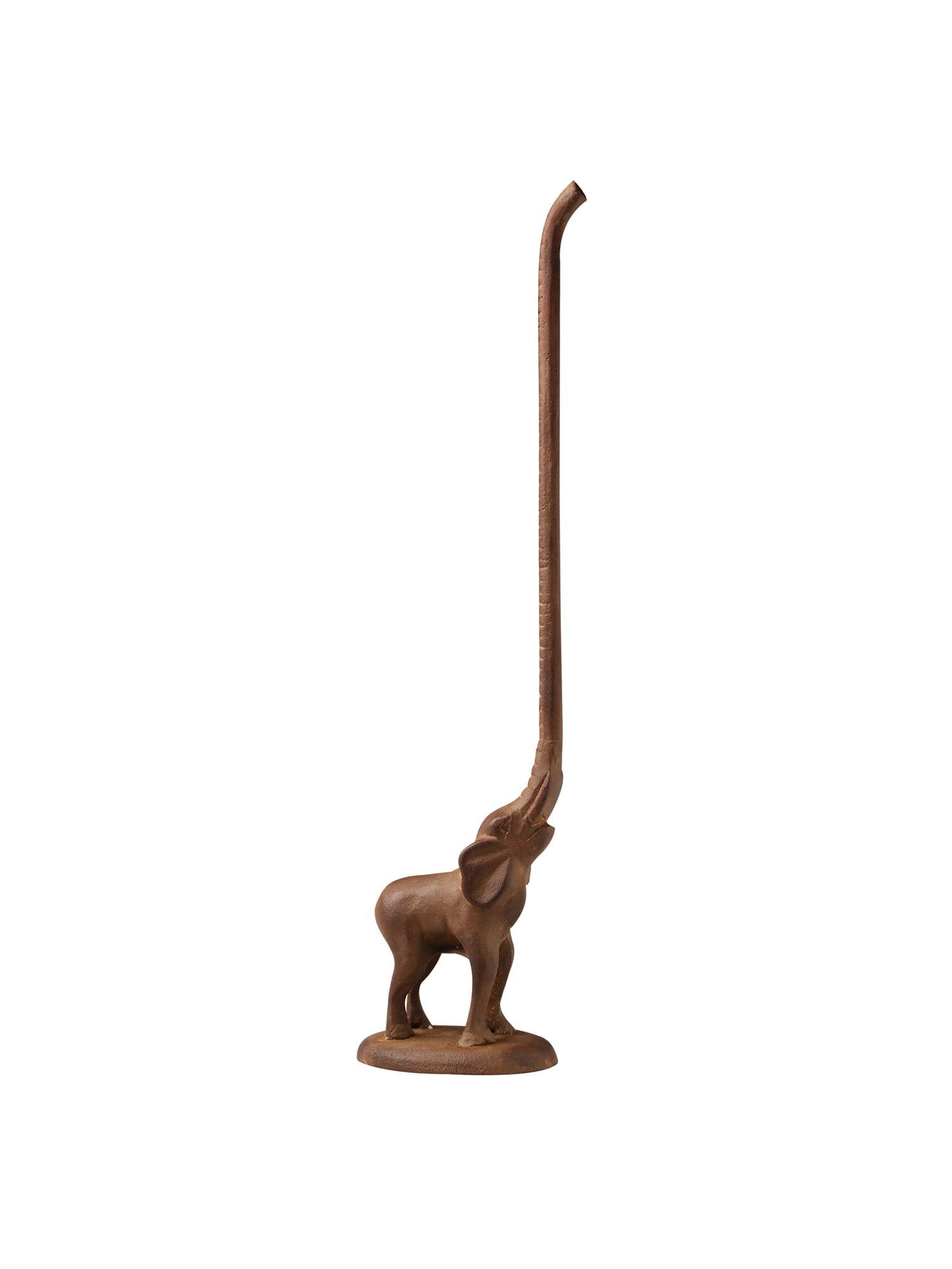 Art & Artifact Elephant Paper Towel/Toilet Paper Holder Cast Iron