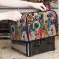 thumbnail image 7 of Daiia Abstract Colorful Dripping Circles Pattern 4 slice Toaster Cover, Toaster Appliance Dust-proof Cover For Kitchen Small Appliance Dust Cover and Fingerprint Protection, 7 of 7