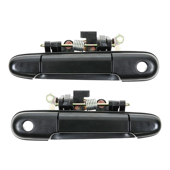 TRQ Front Black Outer Outside Exterior Door Handle Set of 2 for Tercel Paseo DHA67479 Fits select: 1991-1994 TOYOTA TERCEL, 1992-1995 TOYOTA PASEO