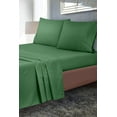 thumbnail image 2 of Royale Linens 2 Pack Bulk Flat Sheet Set - Top Sheets - Soft Microfiber - Wrinkle & Stain Resistant - for Hotel, Massage Table, Hospital, Dorm - Queen Flat Sheet Sold Separately (Queen, Hunter Green), 2 of 5