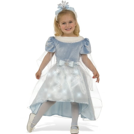 Christmas Fairy Costume Winter Princess Girls Snowflake Fairy Child Halloween Christmas Costume ()