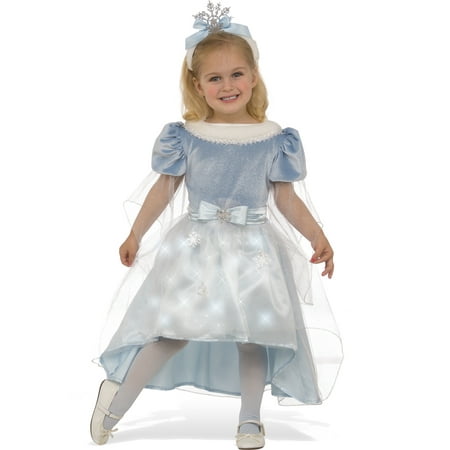 Winter Princess Girls Snowflake Fairy Child Halloween Christmas Costume