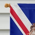 thumbnail image 3 of Boykin Spaniel with Engish Union Jack British Flag Flag Canvas House Size, 3 of 4