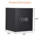 thumbnail image 2 of QinaQin Caja fuerte con doble modo de apertura, alarma antirrobo, bolsa ignífuga e impermeable y repisa removible, ideal para casa u oficina, 2 of 8