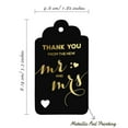 thumbnail image 5 of Inkdotpot Real Gold Foil ThankYou From The New Wedding Tags Favor Hang Paper Tags 50 Pack, 5 of 6