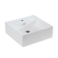 thumbnail image 1 of Lavabo Ovalin Urrea Para Empotrar Cassia Blanco Ceramica negro, 1 of 2