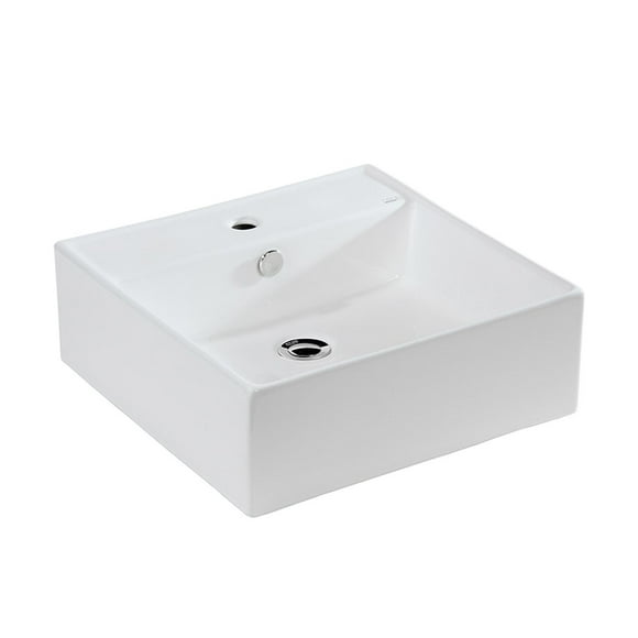 Lavabo Ovalin Urrea Para Empotrar Cassia Blanco Ceramica negro