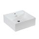 thumbnail image 1 of Lavabo Ovalin Urrea Para Empotrar Cassia Blanco Ceramica negro, 1 of 2