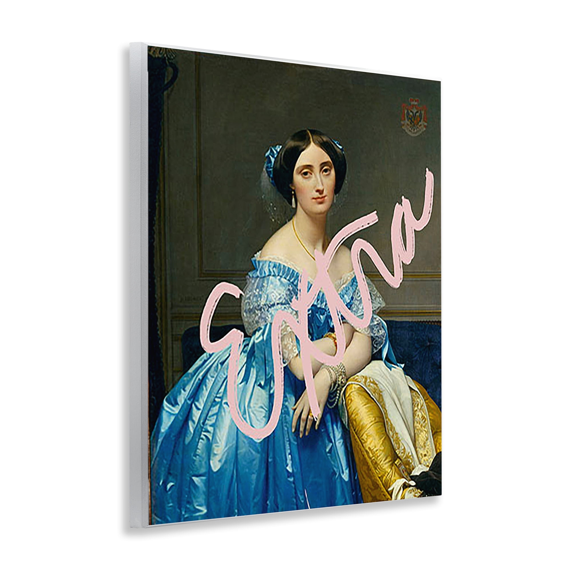 Stupell Industries Extra Classical Portrait Novelty & Humor Painting Unframed Art Print Wall Art, 11 x 14