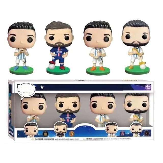 Super! Set de Figuras Messi and Friends Futbol Coleccionables