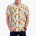 thumbnail image 2 of Balery Animals Forest Printed Men’s Short Sleeve Polo Shirt, Midweight Men's Shirt,Golf Polo shirts -3X-Large, 2 of 8