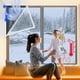 thumbnail image 1 of Kit de aislamiento para ventanas RRCSS, 119 x 160 cm, con cinta adhesiva, película transparente recortable para impermeabilización de ventanas, aislamiento invernal y retención de calor., 1 of 6