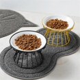 thumbnail image 4 of Pet bowl stand, Nordic cat bowl high stand, bowl stand, green, 4 of 5