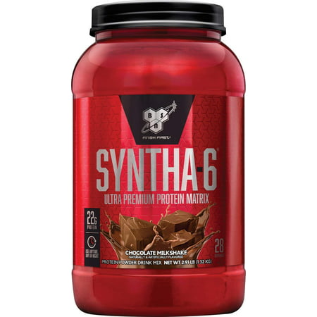 BSN SYNTHA-6 Protein Powder 2.91 LBS Chocolate Milkshake (Best Syntha 6 Flavor)