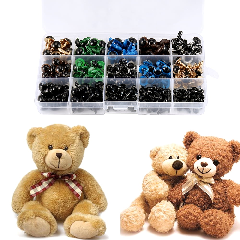 264pcs 612mm Shinning Color Plastic Doll Eyes Safety Eyes for Teddy
