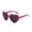Pink, variant on Kids Polarized Heart Shaped Sunglasses - UV400 Protection Lovely Party Sun Glasses for Girls Age 3-12 Red