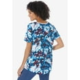 thumbnail image 2 of Woman Within Plus Size Cuffed Americana Print Tee, 2 of 6
