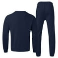 thumbnail image 5 of BOOMNY Men Sweatsuits Set Solid Color Sweatshirts Baggy Pants 2Pcs Gym Sweat Suits Running Jogging Fall Winter Athletic Tracksuit Outfits, 5 of 5