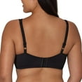 thumbnail image 2 of Women's Playtex 4707 Secrets Perfectly Smooth Wirefree Bra (Black Side Panel 42DD), 2 of 6