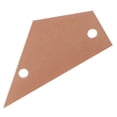thumbnail image 3 of KAKOWELY Guitar Leveling Ruler 1pc Guitar Fret Rocker Leveling Tool Guitar Bass Fret Leveling Ruler (Golden)4.06"X2.05"X0.08", 3 of 5