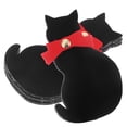 thumbnail image 6 of Raindrops Cute Cat Design Bookmark in PU Material for Decor Black Color 3 Pieces Small Size, 6 of 8