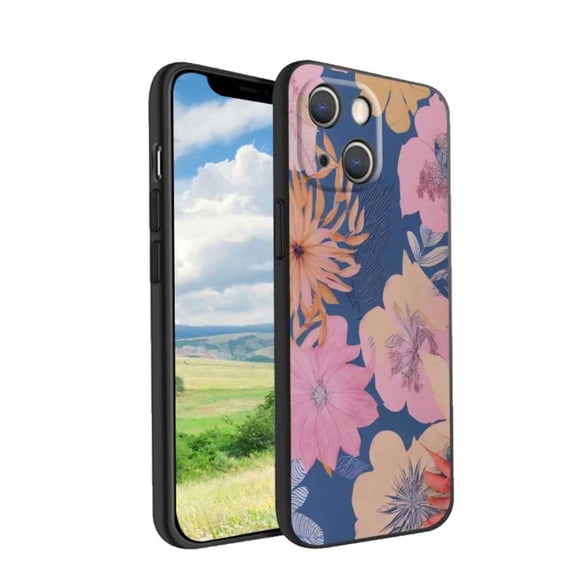 Compatible with iPhone 13 Phone Case, Plants-2 Case Men Women, Flexible Silicone Shockproof Case for iPhone 13