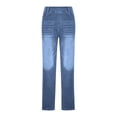 thumbnail image 5 of High Waisted Jeans for Women Stretch Straight Leg Denim Pants Casual Washed Denim Jeans with Pockets Petite Fashion Pants, 5 of 8