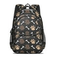 thumbnail image 2 of Paw Prints and Bones Backpack for School,Cute School Bag,Schoolbag with Adjustable Shoulder Straps & Padded Back,16.9 Inch, 2 of 5